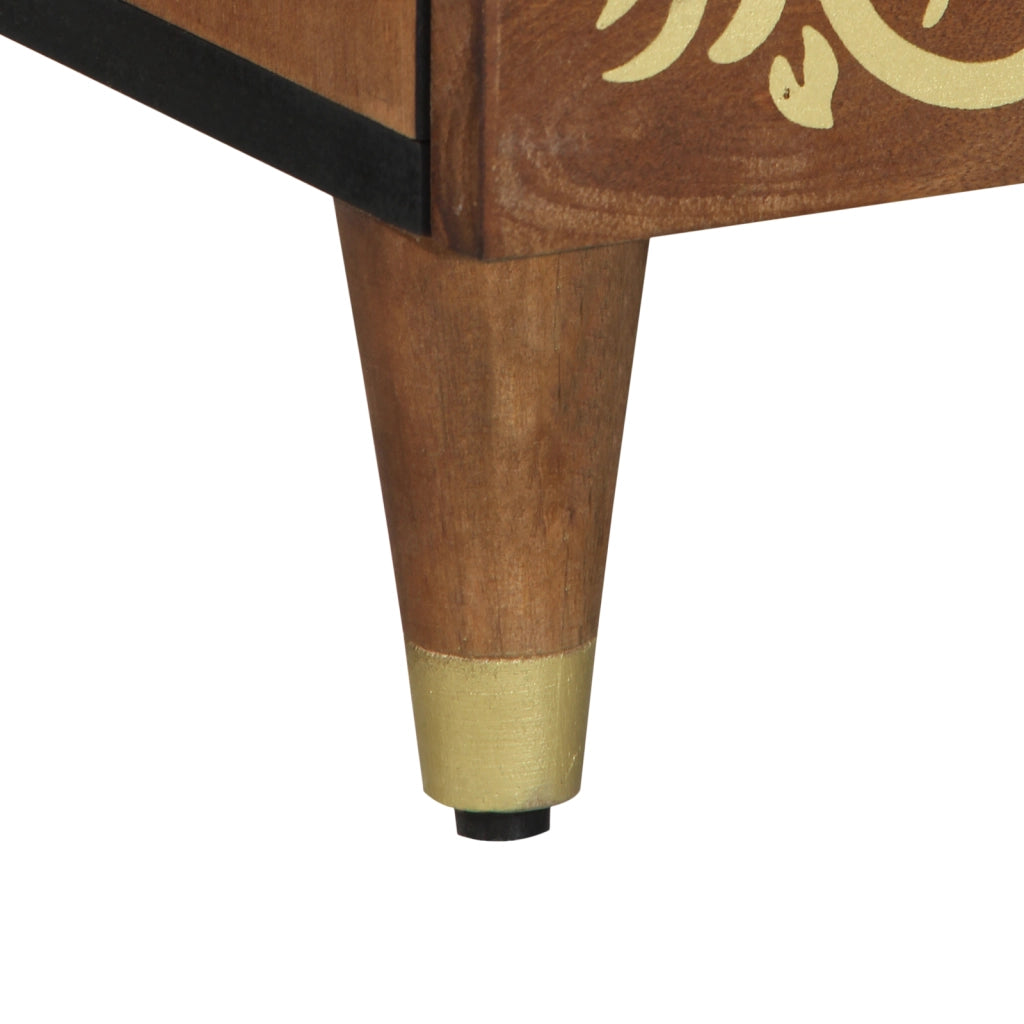 Alto Mobile 60x33x100 cm Legno Massello Mango