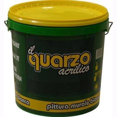 Idropittura al QUARZO LINEA EXTRA 13 Lt per interni ed esterni colore Bianco
