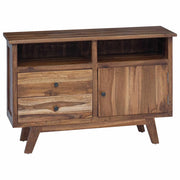 Credenza | Madia | Buffet da pranzo | Armadio da pranzo Naturale 100 x 30 x 68 cm Legno di teak solido