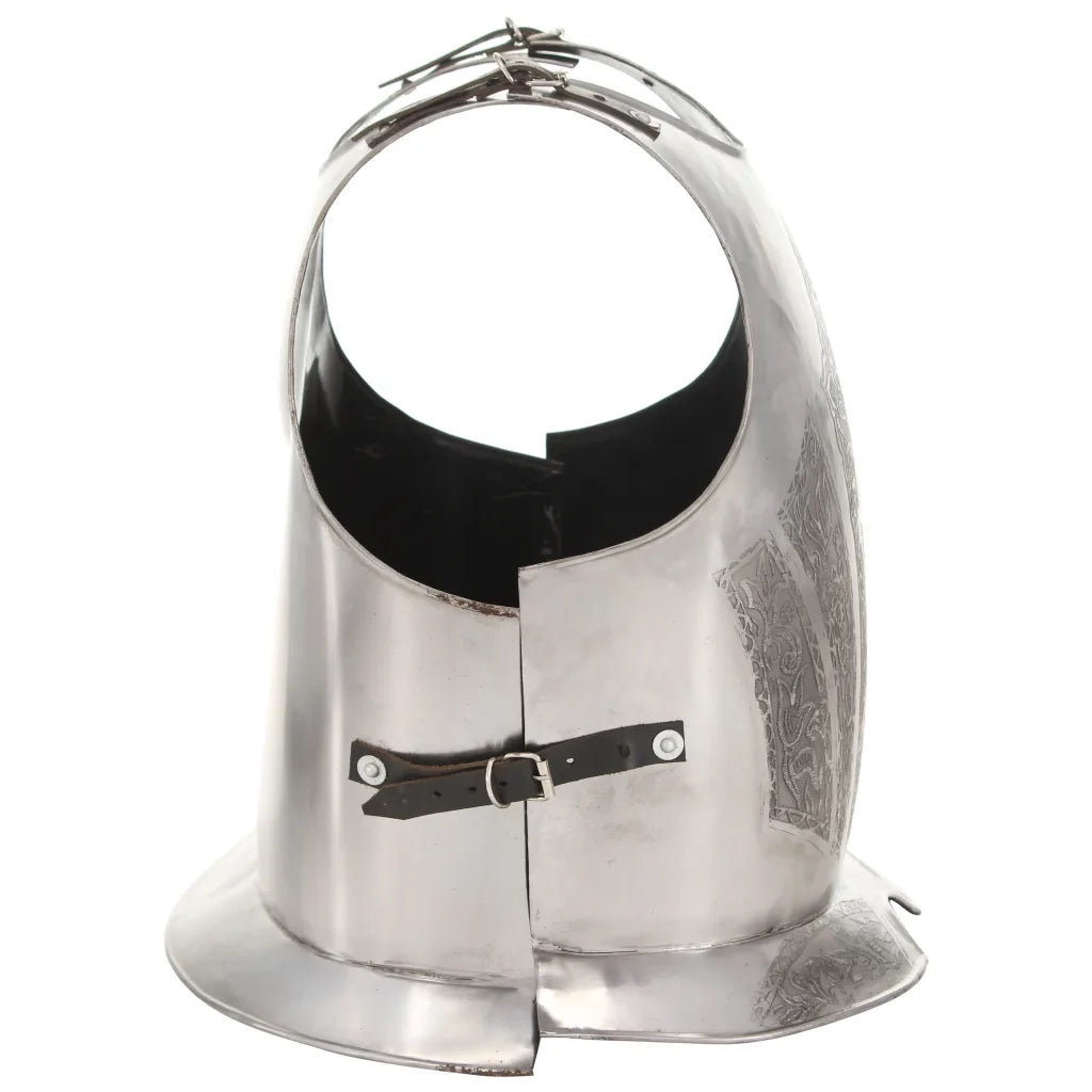 Corazza da Cavaliere Medievale Replica LARP Argento in Acciaio CFW5187313