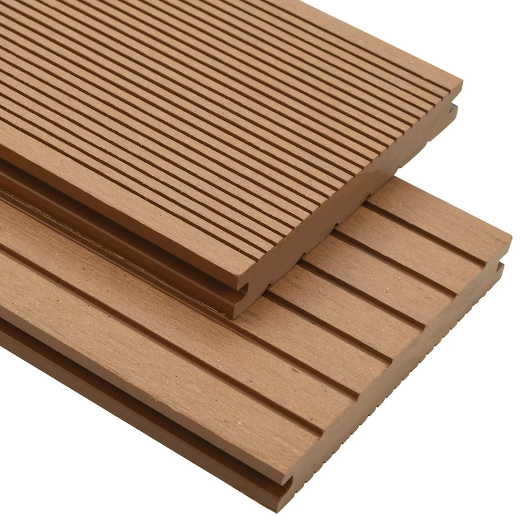 Tavola da decking 32 pcs Teak riciclato WPC 3444775