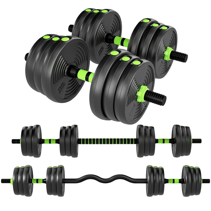 Set di manubri regolabili da 25 kg, set di manubri, bilancieri, set per allenamento con i pesi