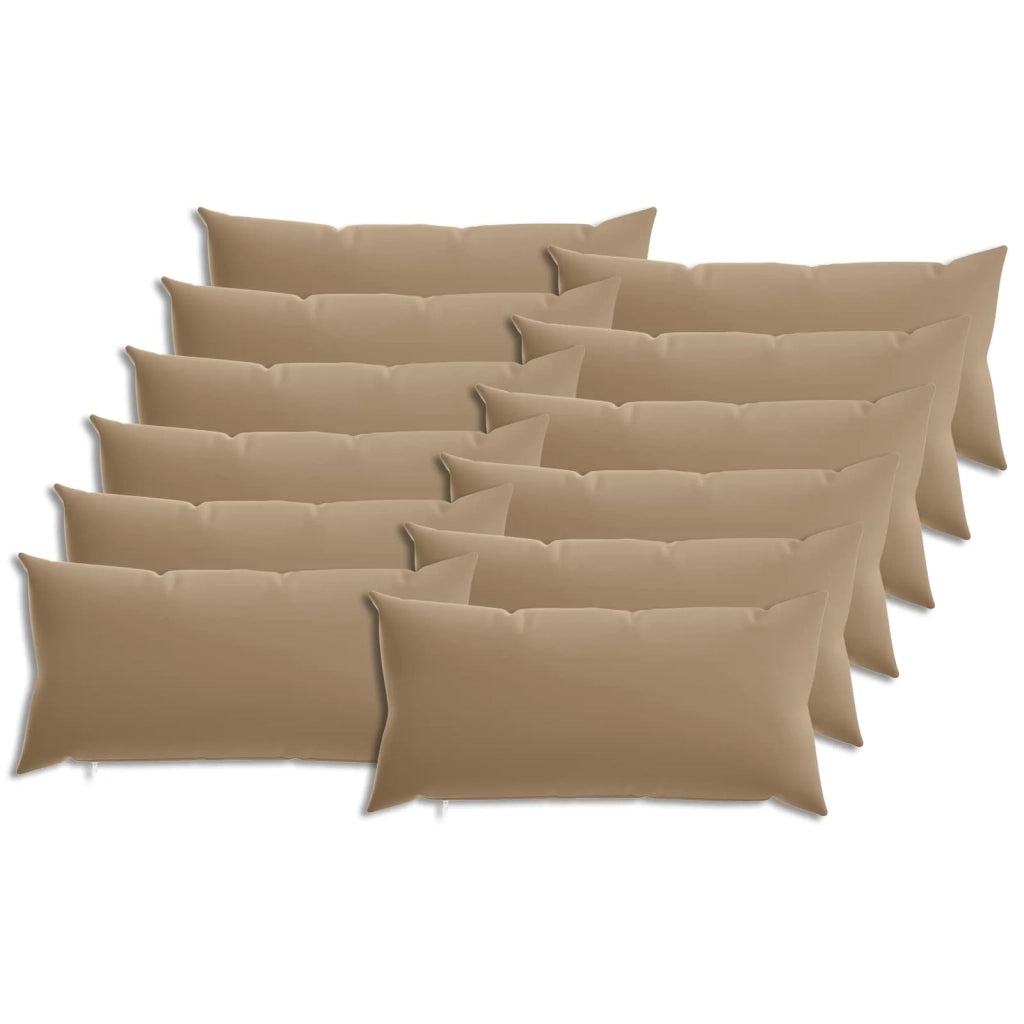 Federa 12 pz HEERLEN Tortora 40 x 80 cm Poliestere 910050