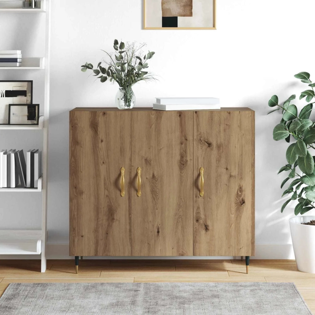 Credenza Rovere artigianale 90 x 34 x 80 cm Legno multistrato 879580