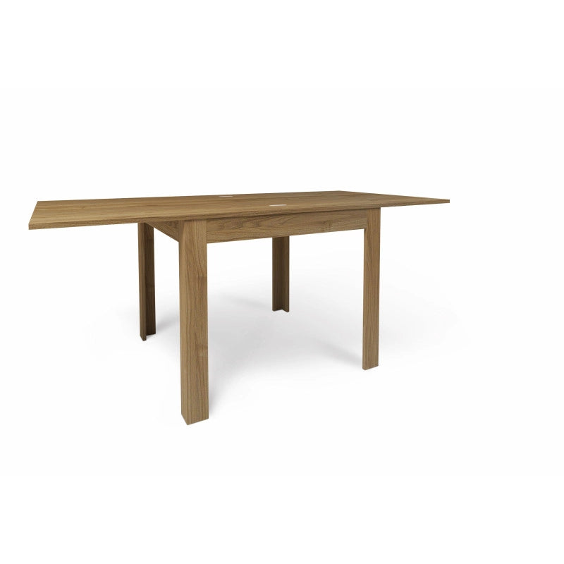 Tavolo Pieghevole 90+90 Noce Stelvio cm 90x90x75h - Sarmog