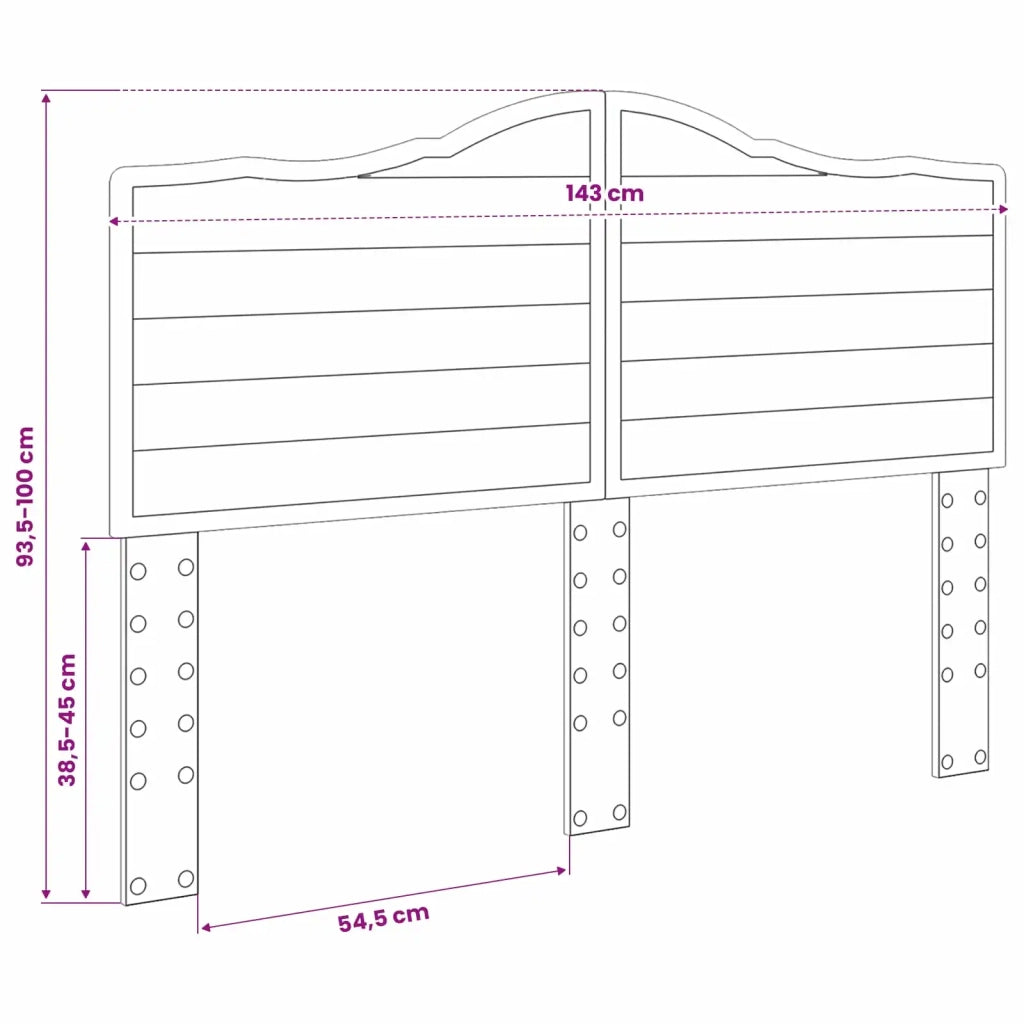 Testiera Bianco Legno ingegnerizzato 888000