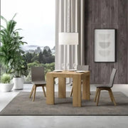 Tavolo allungabile 90/246x90 cm Roxell Premium colore quercia natura