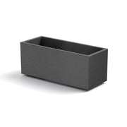 Vaso Fioriera Matheria da 100cm di design moderno vari colori con ruote Colore: Antracite
