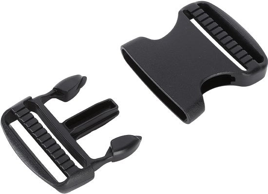Set di chiusura rapida per borsa - 5 pezzi - Regolabile a doppia faccia - In plastica - Sostituzione per borsa - Adattamento flessibile - Chiusura rapida