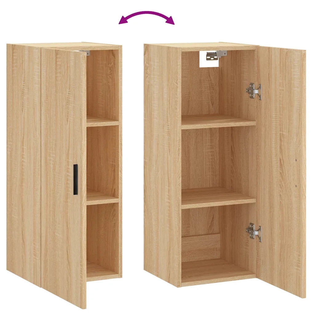 Mobile a Parete Rovere Sonoma 34,5x34x90 cm 828871