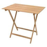 Tavolo Legno Pieghevole Pic Nic Cm 60 X 80 H 75 Cm - Col.Naturale Delta Trade
