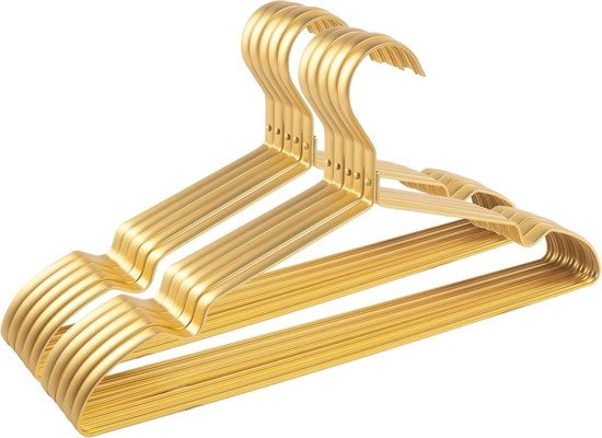 Hanger per abbigliamento - Spaziale - 20 pezzi - Metallo - 42 cm