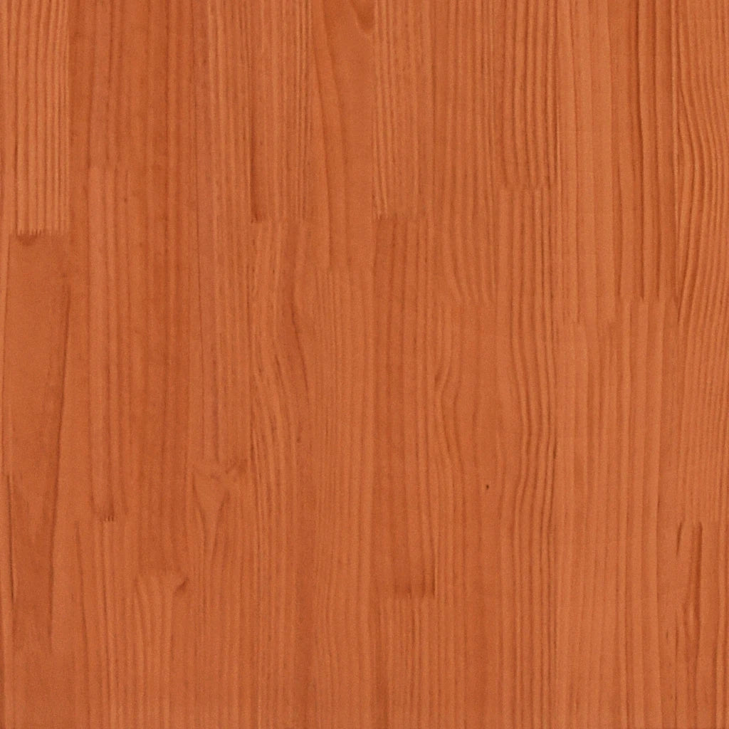 Letto Libreria senza Materasso Marrone Cera 160x200 cm Legno 3321919