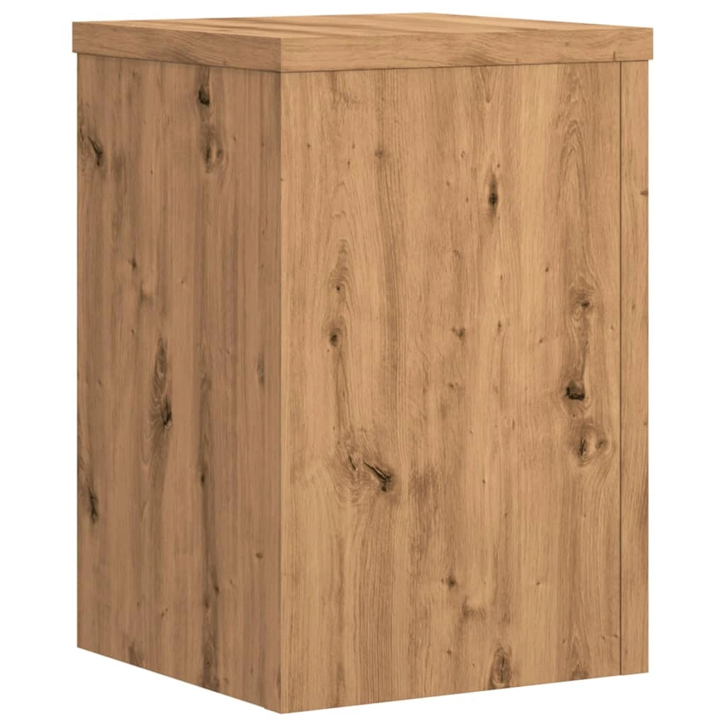 Portavasi mobili per fiori set da 2 fatti a mano legno ingegnerizzato marrone 02_0045292