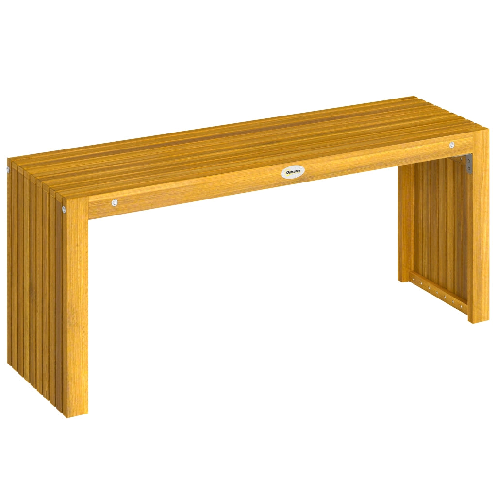 Panchina da Giardino in Legno 2 Posti ¨C Zephmum ¨C 110 cm Grigio