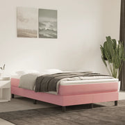 Materasso a Molle Insacchettate-Materasso per letto Rosa 120x220x20 cm in Velluto