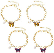 Set di 4 bracciali bohemien flessibili - Legering - Accessori - 18 cm - Duraturo e elegante