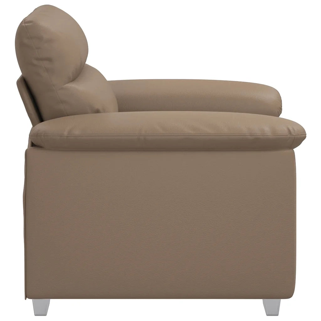 Poltrona-Divano Sedia Cappuccino 100x81x84 cm in Similpelle