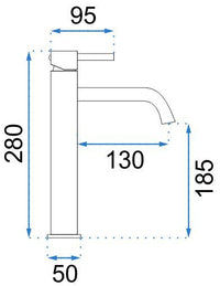 Set Lavabo Da Appoggio Sofia Marble Black + Rubinetto Da Bagno Lungo Gold + Tappo Gold