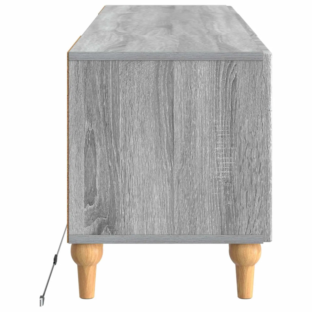 Mobile TV LED Sonoma grigio Legno ingegnerizzato 896251