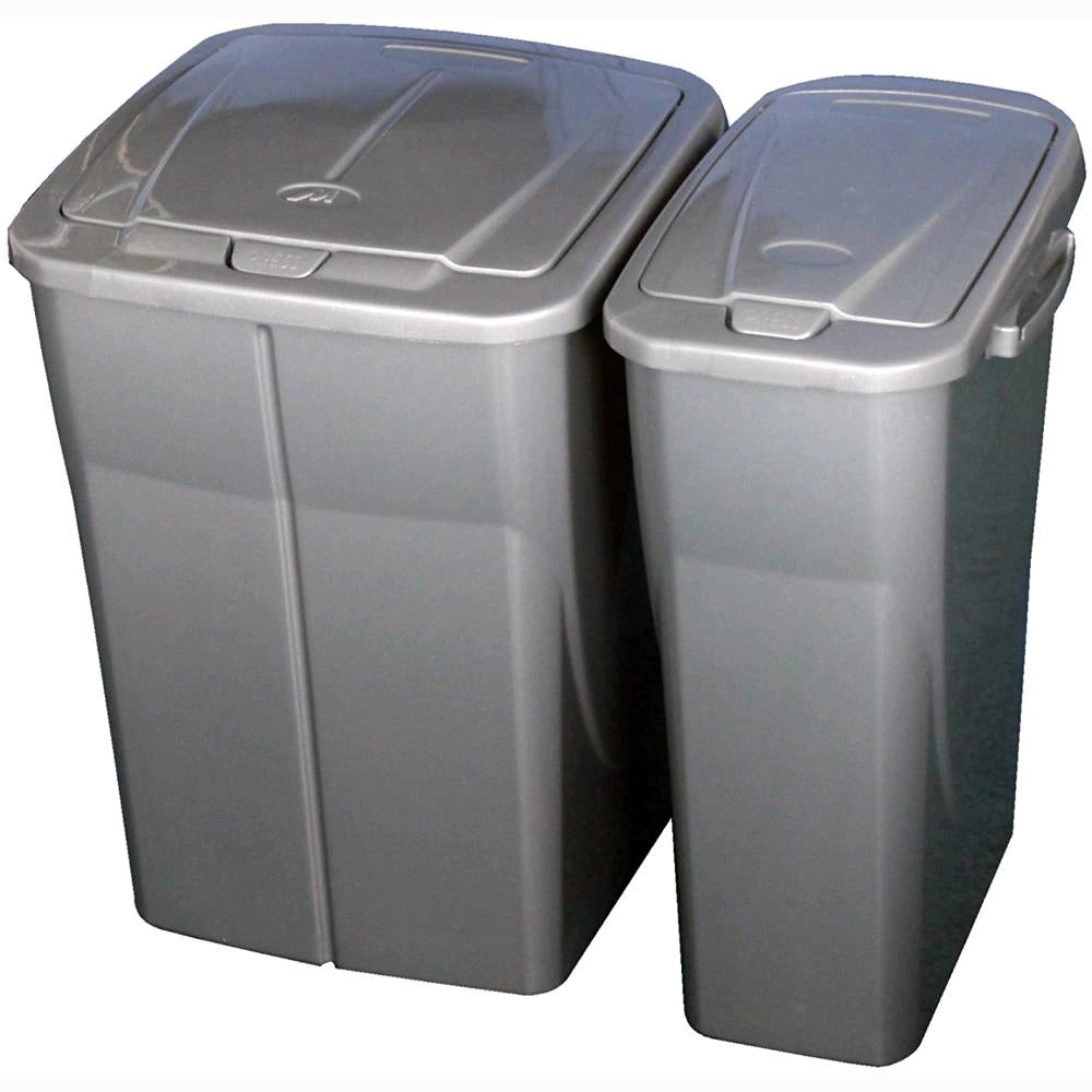 PATTUMIERA per RACCOLTA DIFFERENZIATA Colore ANTRACITE 45 Litri ECOBIN 37x36x51 cm