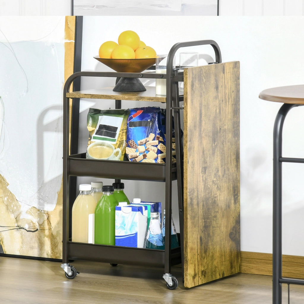 Tavolino da cucina ¨C zephmum ¨C 118x36,5x82 cm marrone