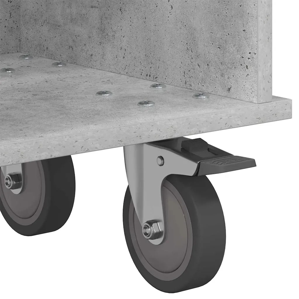 Supporto TV 100 x 35 x 35 cm Grigio cemento 891035