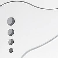 Cassetta postale con vano portagiornale V31 bianco 370 x 105 x 370 mm