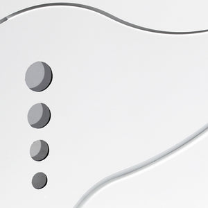 Cassetta postale con vano portagiornale V31 bianco 370 x 105 x 370 mm