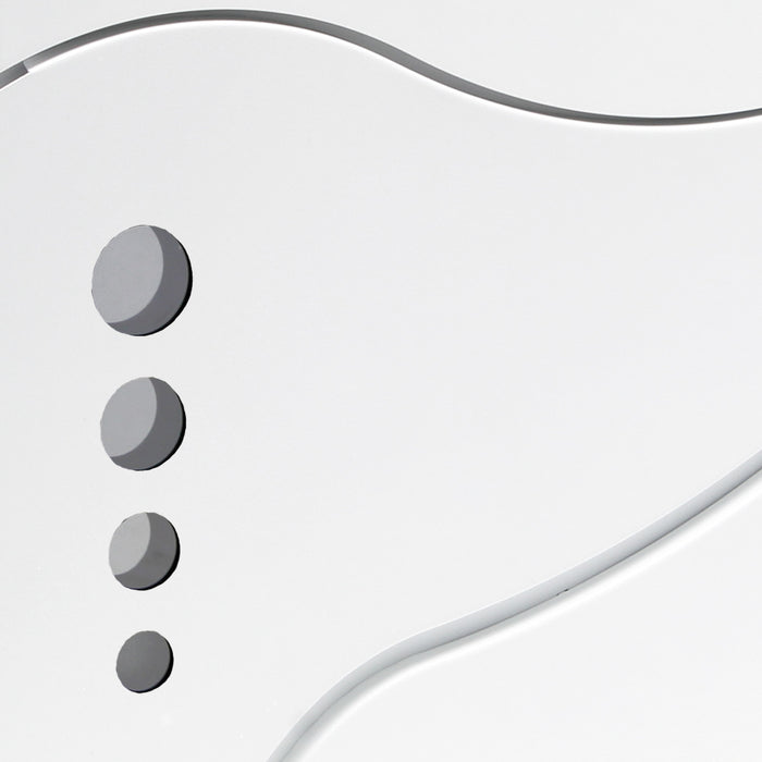 Cassetta postale con vano portagiornale V31 bianco 370 x 105 x 370 mm