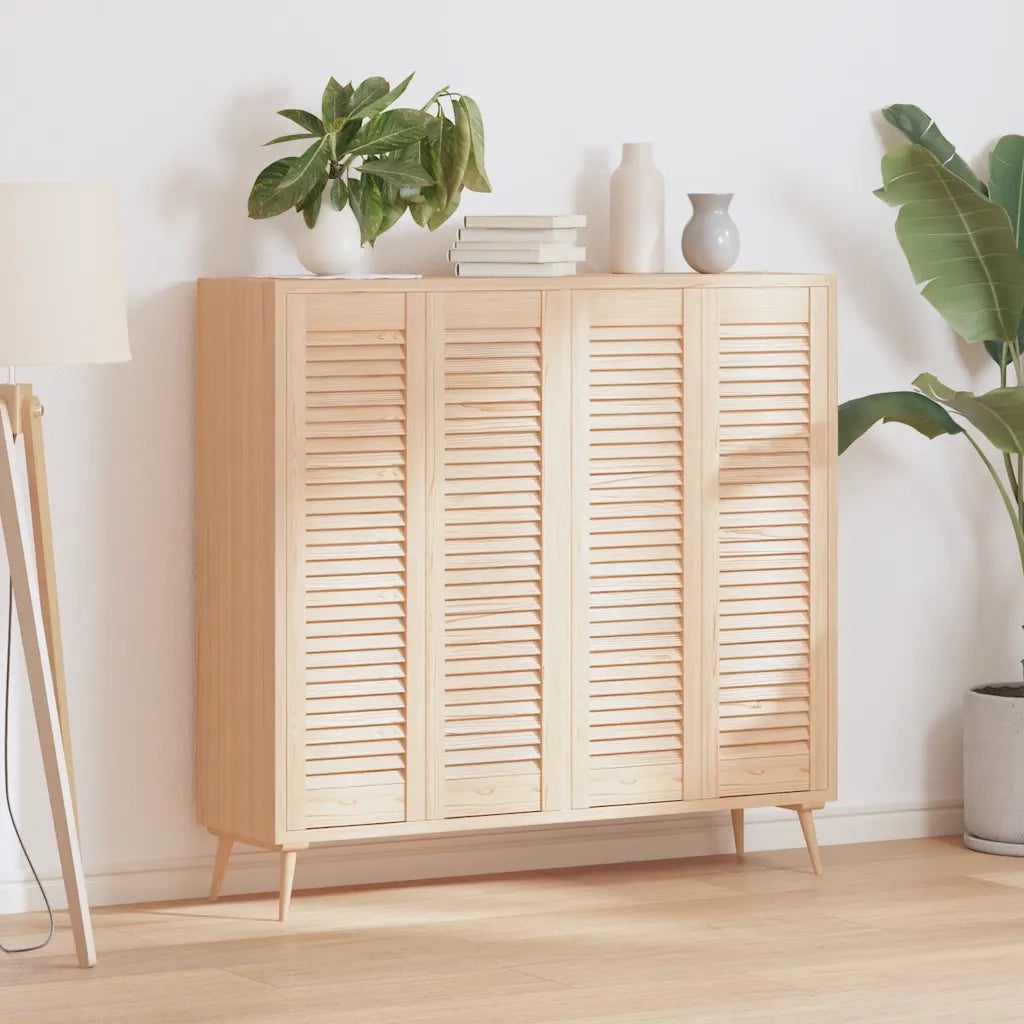 Ante con Design a Lamelle 4 pz 99x29,5 cm in Legno di Pino 4015896