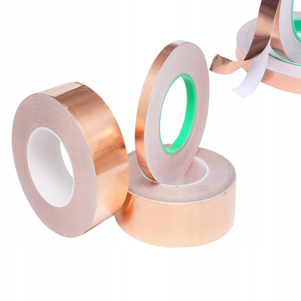Nastro di Rame 5mm x 50m – Adesivo Conduttivo Unilaterale | Spessore 0,05mm