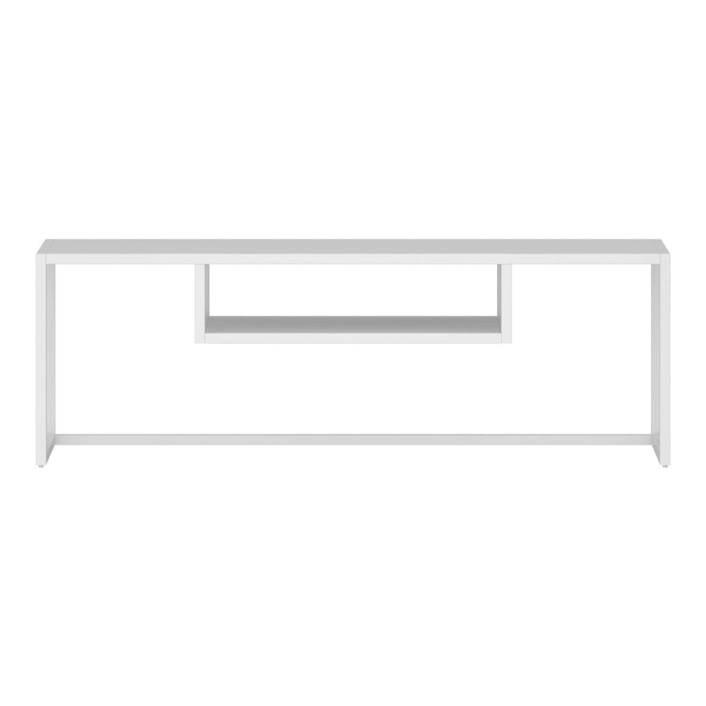 Mobile Porta TV 'Isokyrö' Metallo - Bianco opaco [en.casa]