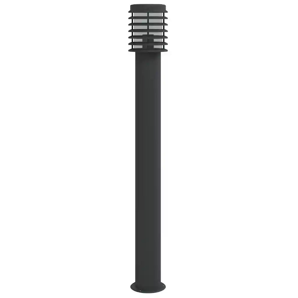 Lampade da Terra per Esterni 3 pz Nere 110 cm in Acciaio Inox 4006364