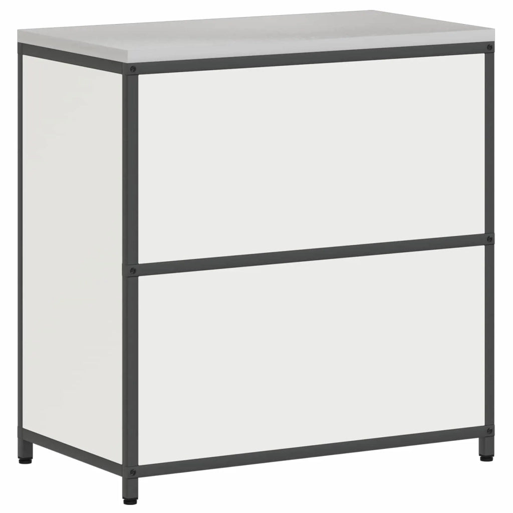 Stoccaggio in cucina con porta Bianco 90 x 50 x 92 cm Acciaio 874983