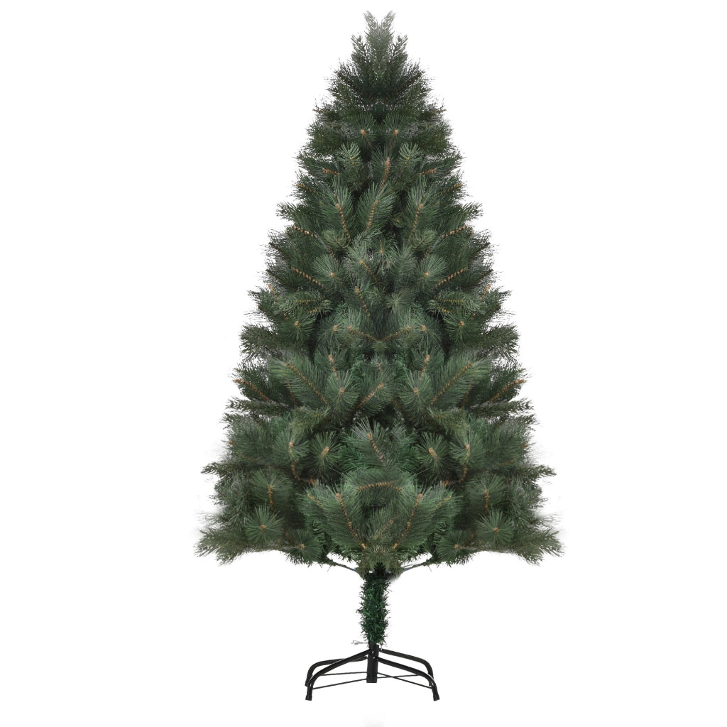 Albero di Natale ?90 x 180 cm, abete artificiale, aghi realistici, verde