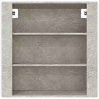 Mobile a Parete Grigio Cemento 80x33x80 cm in Legno Multistrato cod mxl 17517