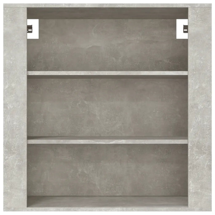 Mobile a Parete Grigio Cemento 80x33x80 cm in Legno Multistrato cod mxl 17517