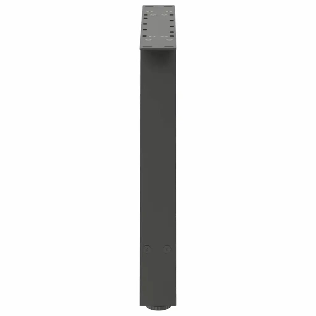 Gambe per Tavolino da CaffÃ¨ a Forma di A 2 pz Antracite 60x(42-43) cm Acciaio