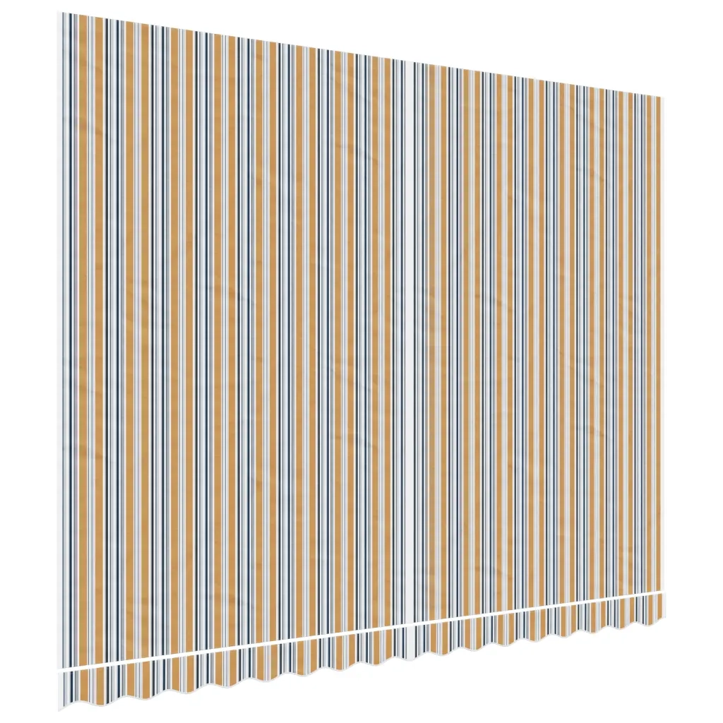 Tessuto di Ricambio per Tenda-Ricambio telo per tenda da sole Strisce Multicolore 4x3 m 333440