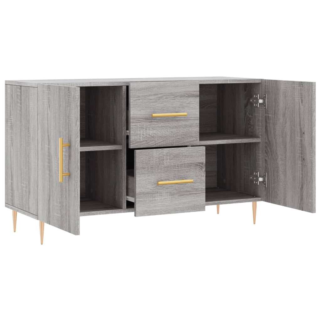 Buffet credenza cassettiera armadio mobile contenitore organizer cucina soggiorno salotto Sonoma 100 x 36 x 60 cm legno ingegnerizzato grigio 02_0036255