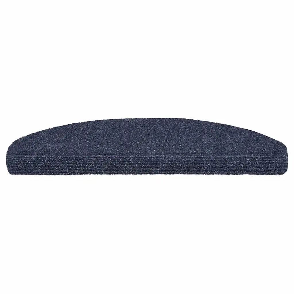 Tappetini per scale autoadesivi 30 pz | Gradini per Scale 65x21x4 cm blu semicircolari grandi