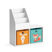 Vicco Libreria bambini Bianco 72 x 79 cm Mini, con 2 cassette pieghevoli opt.1