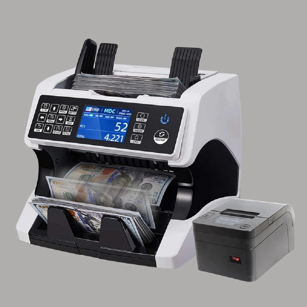 Trade Shop - Contabanconote Dollaro Euro Contatore Di Valore Misto Rilevatore Dual Cis Al-920 -