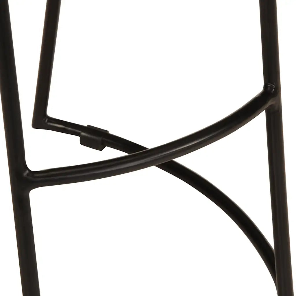 Sgabelli da Bar 2 pz in Legno Massello di Mango 244010