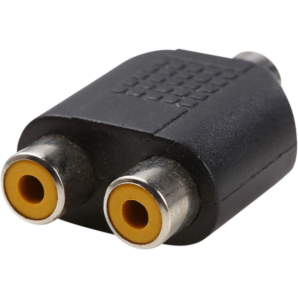 Trade Shop - Connettore Adattatore Splitter Rca Femmina A 2 Aux Rca Femmina Audio Video C-026 -