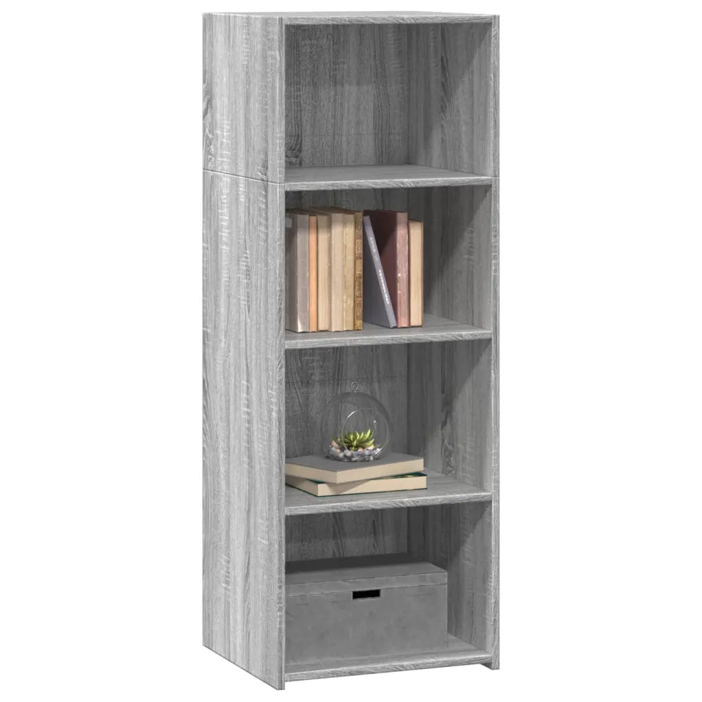 Credenza Grigio Sonoma 45x41x124 cm in Legno Multistrato 846395