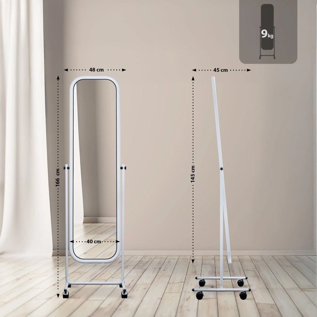 Standspiegel Medusa Eckig