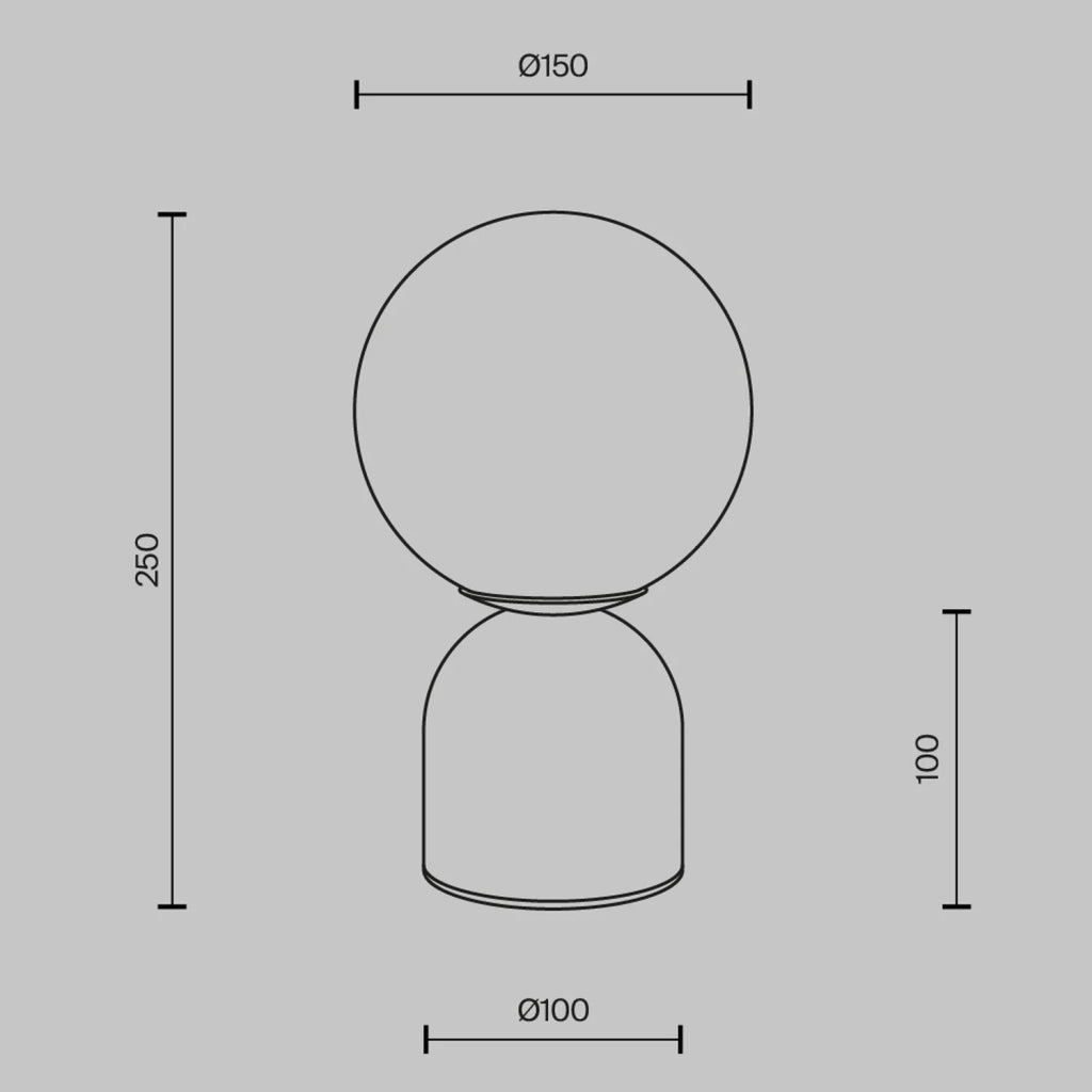 Lampada Da Tavolo Contemporanea Tavo Pietra Calcarea Beige 1 Luce G9