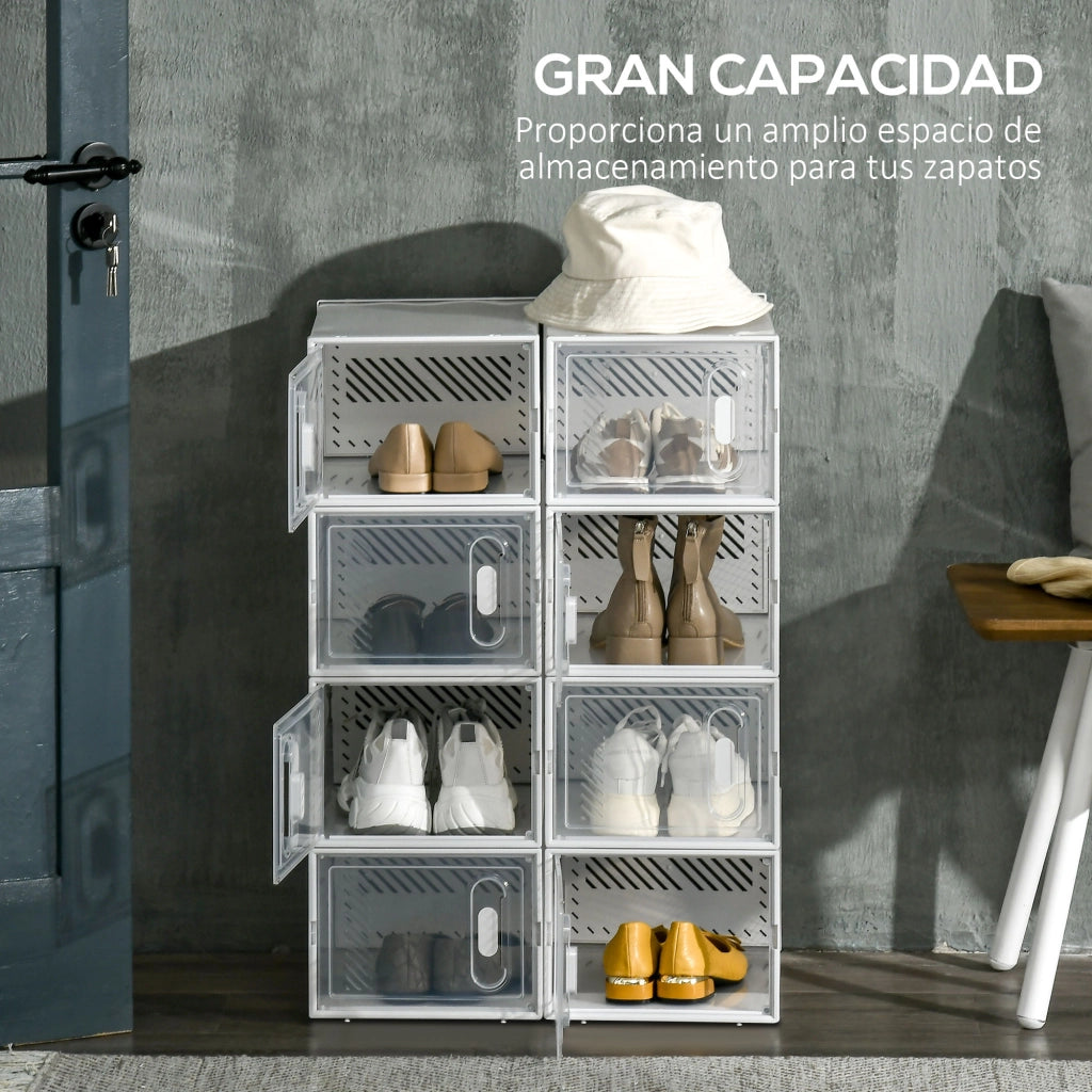 Organizzatore scarpe modulare con ante ¨C zephmum ¨C 25x35x19 cm